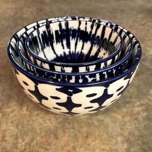 West Elm nesting bowls